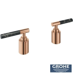 Grohe - Grohe Atrio Private Collection 5 Delikli Ankastre Küvet Bataryası İçin Kulp, Bakır