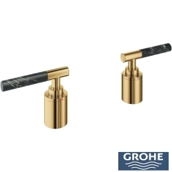 Grohe - Grohe Atrio Private Collection 5 Delikli Ankastre Küvet Bataryası İçin Kulp, Altın