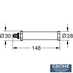 Grohe - Grohe Rainshower Aqua Pure SmartControl Duş Sistemi İçin Filtre Kartuşu