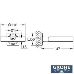 Grohe - Grohe Allure Sabunluk Tutacağı, Hayalet Siyah