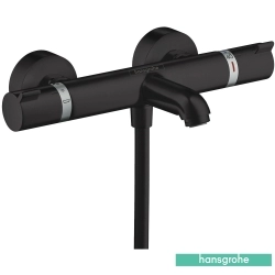 Hansgrohe - Hansgrohe Ecostat 1000 Termostatik Banyo Bataryası, Satin Siyah