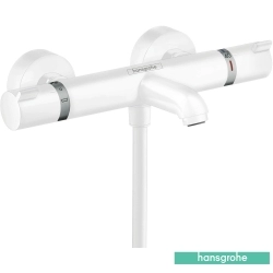 Hansgrohe - Hansgrohe Ecostat 1000 Termostatik Banyo Bataryası, Satin Beyaz