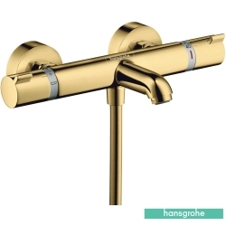 Hansgrohe - Hansgrohe Ecostat 1000 Termostatik Banyo Bataryası, Parlak Altın