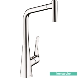 Hansgrohe - Hansgrohe Metris El Duşlu Eviye Bataryası, Paslanmaz Çelik