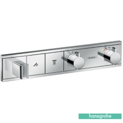 Hansgrohe - Hansgrohe RainSelect Ankastre Termostatik Banyo Bataryası, 2 Çıkışlı (Sıva Üstü Grubu)