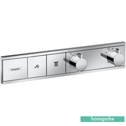 Hansgrohe - Hansgrohe RainSelect Ankastre Termostatik Banyo Bataryası, 2 Çıkışlı (Sıva Üstü Grubu)