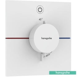 Hansgrohe - Hansgrohe ShowerSelect Comfort E Ankastre Termostatik Duş Bataryası, Satin Beyaz