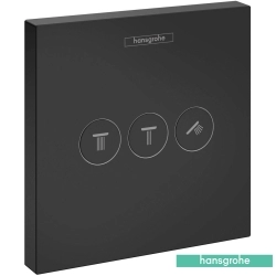 Hansgrohe - Hansgrohe ShowerSelect Yönlendirici, 3 Çıkışlı, Satin Siyah