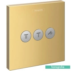 Hansgrohe - Hansgrohe ShowerSelect Yönlendirici, 3 Çıkışlı, Parlak Altın