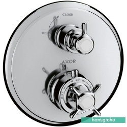 Hansgrohe - Hansgrohe Axor Montreux Ankastre Termostatik Duş Bataryası, Parlak Krom (Sıva Üstü Grubu)