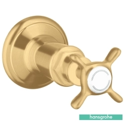 Hansgrohe - Hansgrohe Axor Montreux Ankastre Stop Valf, Mat Altın (Sıva Üstü Grubu)