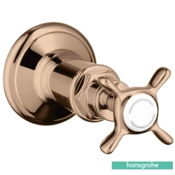 Hansgrohe - Hansgrohe Axor Montreux Ankastre Stop Valf, Parlak Kırmızı Altın (Sıva Üstü Grubu)