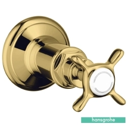 Hansgrohe - Hansgrohe Axor Montreux Ankastre Stop Valf, Parlak Altın (Sıva Üstü Grubu)