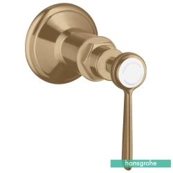 Hansgrohe - Hansgrohe Axor Montreux Ankastre Stop Valf, Mat Bronz (Sıva Üstü Grubu)