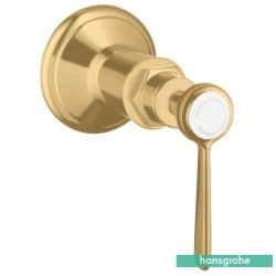 Hansgrohe - Hansgrohe Axor Montreux Ankastre Stop Valf, Mat Altın (Sıva Üstü Grubu)