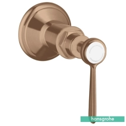 Hansgrohe - Hansgrohe Axor Montreux Ankastre Stop Valf, Mat Kırmızı Altın (Sıva Üstü Grubu)