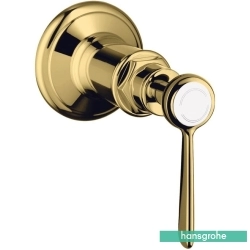 Hansgrohe - Hansgrohe Axor Montreux Ankastre Stop Valf, Parlak Altın (Sıva Üstü Grubu)