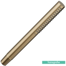 Hansgrohe - Hansgrohe Pulsify S Round Baton El Duşu, Tek Fonksiyonlu, Mat Bronz