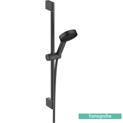Hansgrohe - Hansgrohe Pulsify Select S 105 Sürgülü Duş Seti, Satin Siyah (3 Akışlı)