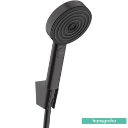 Hansgrohe - Hansgrohe Pulsify Select S 105 El Duşu Takımı, 3 Fonksiyonlu, Satin Siyah