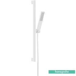 Hansgrohe - Hansgrohe Pulsify E 65 Sürgülü Duş Seti (Tek Akışlı) EcoSmart Özellikli, Satin Beyaz