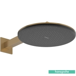 Hansgrohe - Hansgrohe Raindance Alive S 300 2 Jet Yuvarlak Tepe Duşu, EcoSmart Özellikli, Mat Bronz (Duvardan Dirsek Dahil)