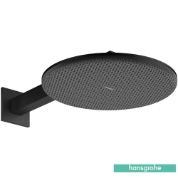 Hansgrohe - Hansgrohe Raindance Alive S 300 2 Jet Yuvarlak Tepe Duşu, EcoSmart Özellikli, Satin Siyah (Duvardan Dirsek Dahil)