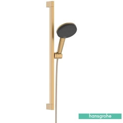 Hansgrohe - Hansgrohe Raindance Alive Select S 65 Sürgülü Duş Seti (3 Akışlı) EcoSmart Özellikli, Mat Bronz