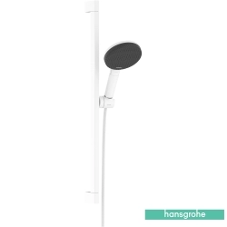 Hansgrohe - Hansgrohe Raindance Alive Select S 65 Sürgülü Duş Seti (3 Akışlı) EcoSmart Özellikli, Satin Beyaz