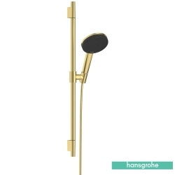 Hansgrohe - Hansgrohe Raindance Alive Select S 65 Sürgülü Duş Seti, EcoSmart, Parlak Altın (3 Akışlı)