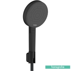Hansgrohe - Hansgrohe Raindance Alive Select S 125 El Duşu Takımı, 3 Fonksiyonlu, Satin Siyah (EcoSmart)