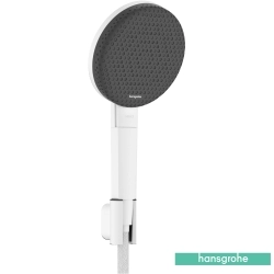 Hansgrohe - Hansgrohe Raindance Alive Select S 125 El Duşu Takımı, 3 Fonksiyonlu, Satin Beyaz (EcoSmart)