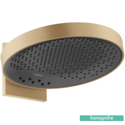 Hansgrohe - Hansgrohe Rainfinity 360 3 Jet Yuvarlak Tepe Duşu, Mat Bronz (Duvardan Dirsek Dahil)