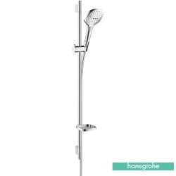 Hansgrohe - Hansgrohe Raindance Select Sürgülü Duş Takımı, 3 Fonksiyonlu, Beyaz/Krom