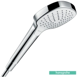 Hansgrohe - Hansgrohe Croma Select E Vario 110 3 Jet El Duşu, Beyaz/Krom