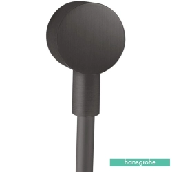 Hansgrohe - Hansgrohe Axor Starck Fixfit Gönye Çıkış, Mat Siyah Krom