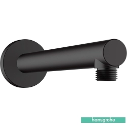 Hansgrohe - Hansgrohe Vernis Blend Duvardan Duş Dirseği, 24 cm, Satin Siyah