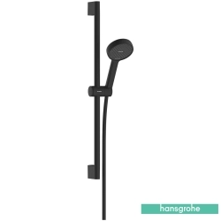 Hansgrohe - Hansgrohe Activera Select S 65 Sürgülü Duş Seti, EcoSmart, Satin Siyah (2 Akışlı)