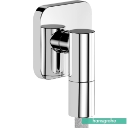 Hansgrohe - Hansgrohe FixFit Fine Q Gönye Çıkış Dirseği-Çek Valfli (SoftSquare)