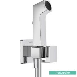 Hansgrohe - Hansgrohe Bidette Taharet Spreyi 28 1 Jet Duvardan Askılı Set (EcoSmart, Tek Su Girişli, SoftSquare)