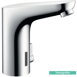 Hansgrohe - Hansgrohe Focus Fotoselli Lavabo Bataryası, Ayarlanabilir Sıcaklık Sınırlayıcısı (Pilli-Çift Su Girişli)