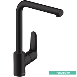 Hansgrohe - Hansgrohe Focus Eviye Bataryası, Satin Siyah