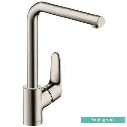 Hansgrohe - Hansgrohe Focus Eviye Bataryası, Paslanmaz Çelik
