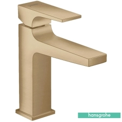 Hansgrohe - Hansgrohe Metropol Lavabo Bataryası, Sifon Kumandalı, Mat Bronz