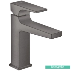 Hansgrohe - Hansgrohe Metropol Lavabo Bataryası, Sifon Kumandalı, Mat Siyah Krom