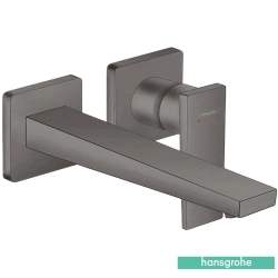 Hansgrohe - Hansgrohe Metropol Duvardan Ankastre Lavabo Bataryası, Mat Siyah Krom