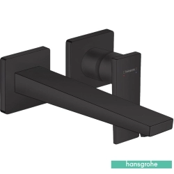 Hansgrohe - Hansgrohe Metropol Duvardan Ankastre Lavabo Bataryası, Satin Siyah