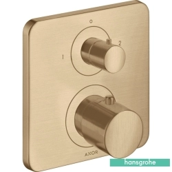 Hansgrohe - Hansgrohe Axor Citterio E Ankastre Termostatik Banyo Bataryası, 2 Yollu, Mat Bronz