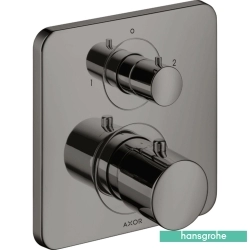 Hansgrohe - Hansgrohe Axor Citterio E Ankastre Termostatik Banyo Bataryası, 2 Yollu, Parlak Siyah Krom