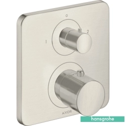 Hansgrohe - Hansgrohe Axor Citterio E Ankastre Termostatik Banyo Bataryası, 2 Yollu, Paslanmaz Çelik